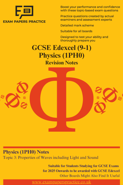 GCSE Physics 1PH0 Revision Notes Topic 3